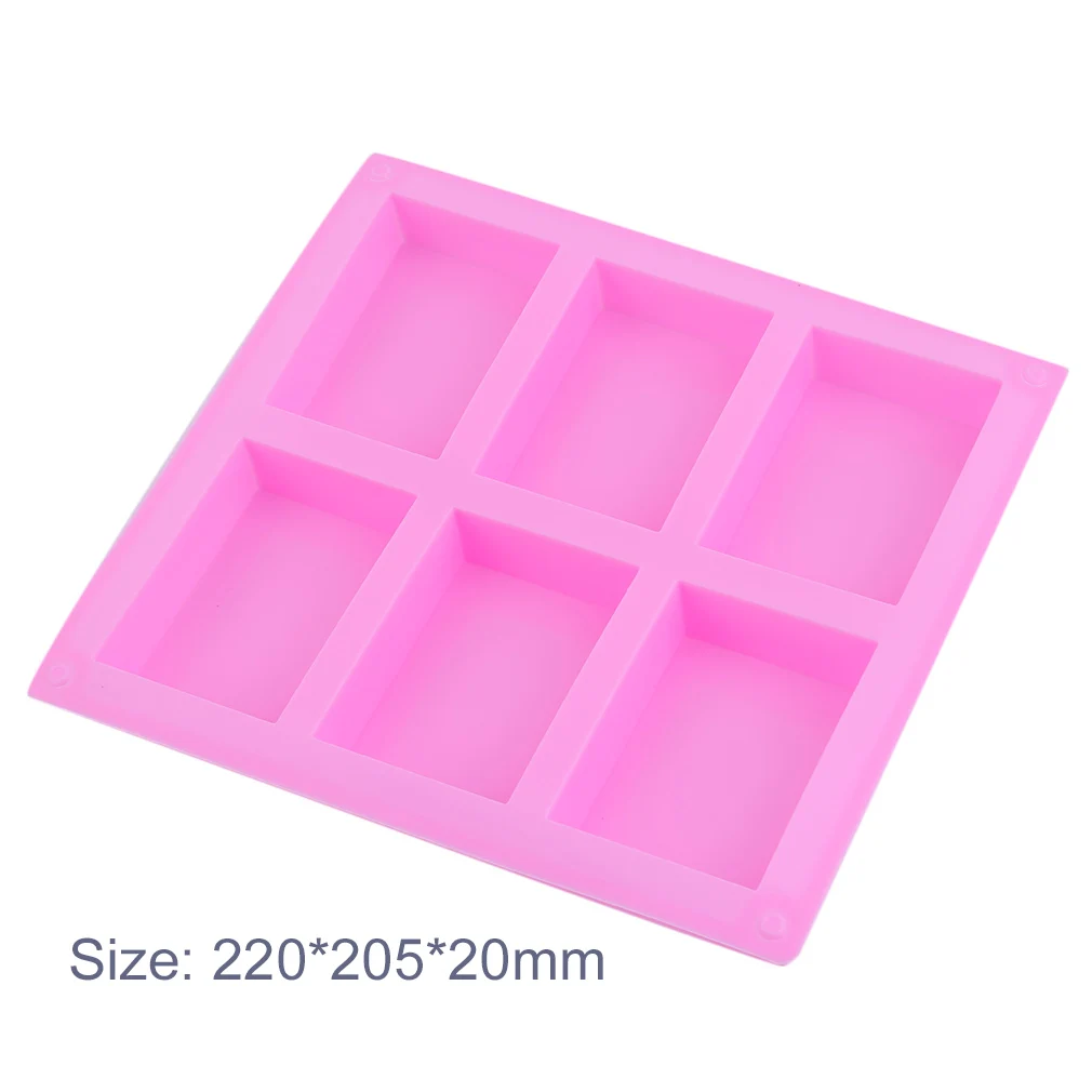 NEW Silicone Pudding Candy Mold 6 Cavity Square Silicone Mold Supplies Craft Soap Soap Mould Decorating Handmade Candle Mold
NEW Silicone Pudding Candy Mold 6 Cavity Square Silicone Mold Supplies Craft Soap Soap Mould Decorating Handmade Candle Mold