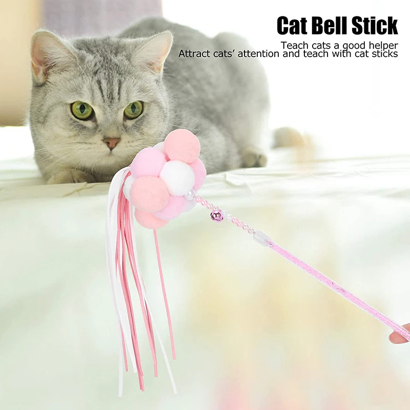New Cute PompomsTassels Kitten Feather Funny Cat Rod Fight Young Adult Pet Toy Fairy Interactive Play Stick Pet Supply
New Cute PompomsTassels Kitten Feather Funny Cat Rod Fight Young Adult Pet Toy Fairy Interactive Play Stick Pet Supply