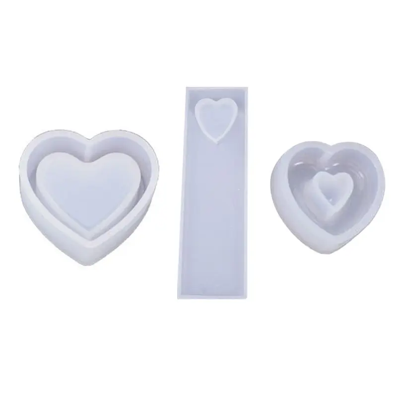 Crystal Epoxy Resin Mold Heart Shaped Box Hollow Pendant Bookmark Casting Silicone Mould Handmade DIY Crafts Making Tool
Crystal Epoxy Resin Mold Heart Shaped Box Hollow Pendant Bookmark Casting Silicone Mould Handmade DIY Crafts Making Tool