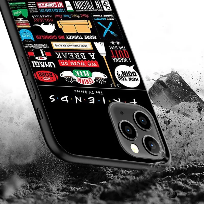 Friends TV Funda Case for IPhone 12 Pro Max Case for IPhone 11 12 Pro XR XS Max Mini 7 X 8 6 6S Plus 5 SE 2020 Black Silicone
Friends TV Funda Case for IPhone 12 Pro Max Case for IPhone 11 12 Pro XR XS Max Mini 7 X 8 6 6S Plus 5 SE 2020 Black Silicone