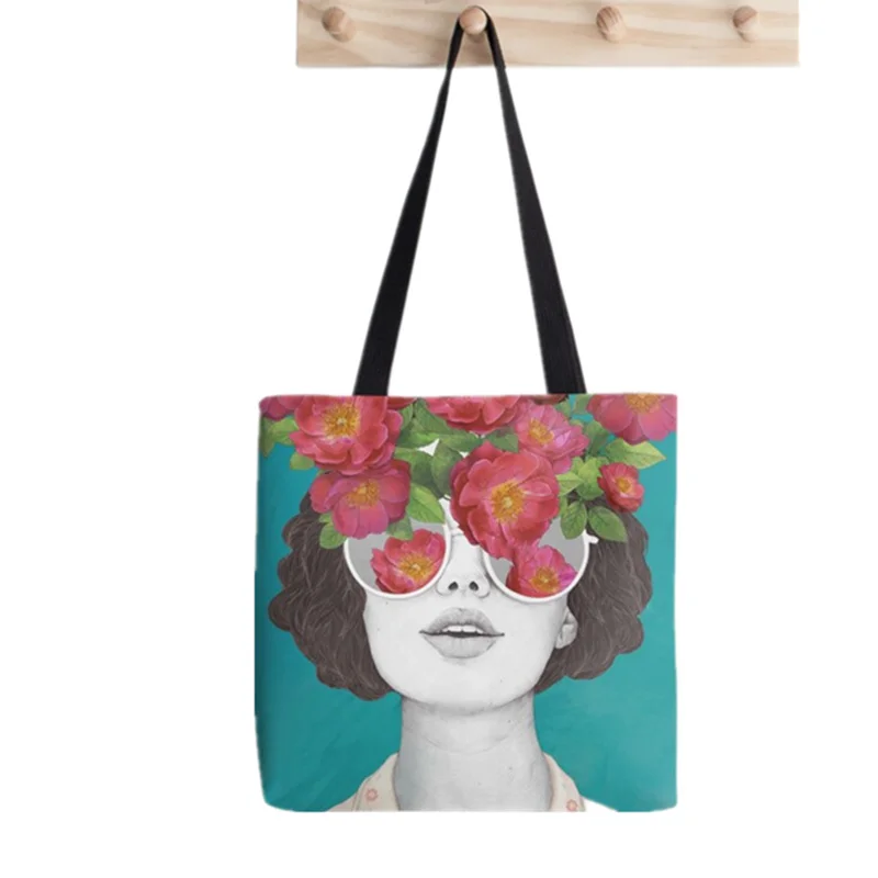 The rose glasses Printed Shopper Bag Harajuku women Shopping Bag Canvas Shopper Bag girl handbag Tote Bag Shoulder Lady Bag
The rose glasses Printed Shopper Bag Harajuku women Shopping Bag Canvas Shopper Bag girl handbag Tote Bag Shoulder Lady Bag