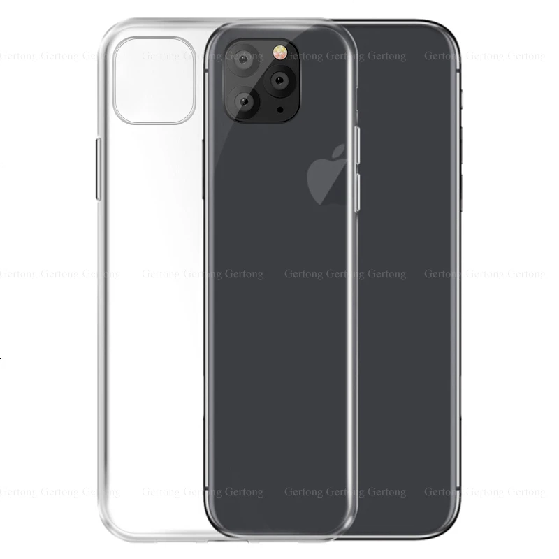 Прозрачный силиконовый чехол из ТПУ для iPhone X 11 PRO XS MAX XR ультратонкий