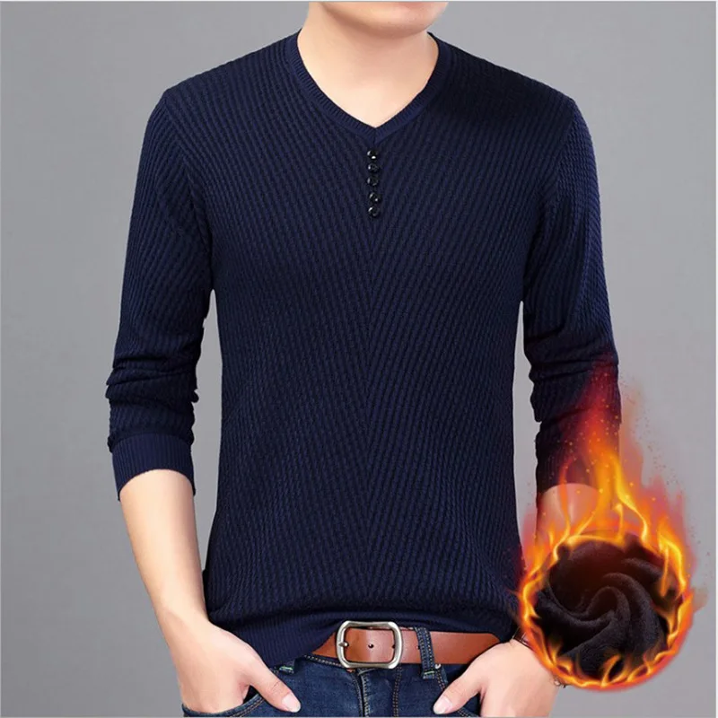 Knitted Sweaters for Male 2021 Autumn Winter Tops & Pullovers Long Sleeve Slim Sweaters V-Neck Button Decoration Sweater PDG2245 
Knitted Sweaters for Male 2021 Autumn Winter Tops & Pullovers Long Sleeve Slim Sweaters V-Neck Button Decoration Sweater PDG2245