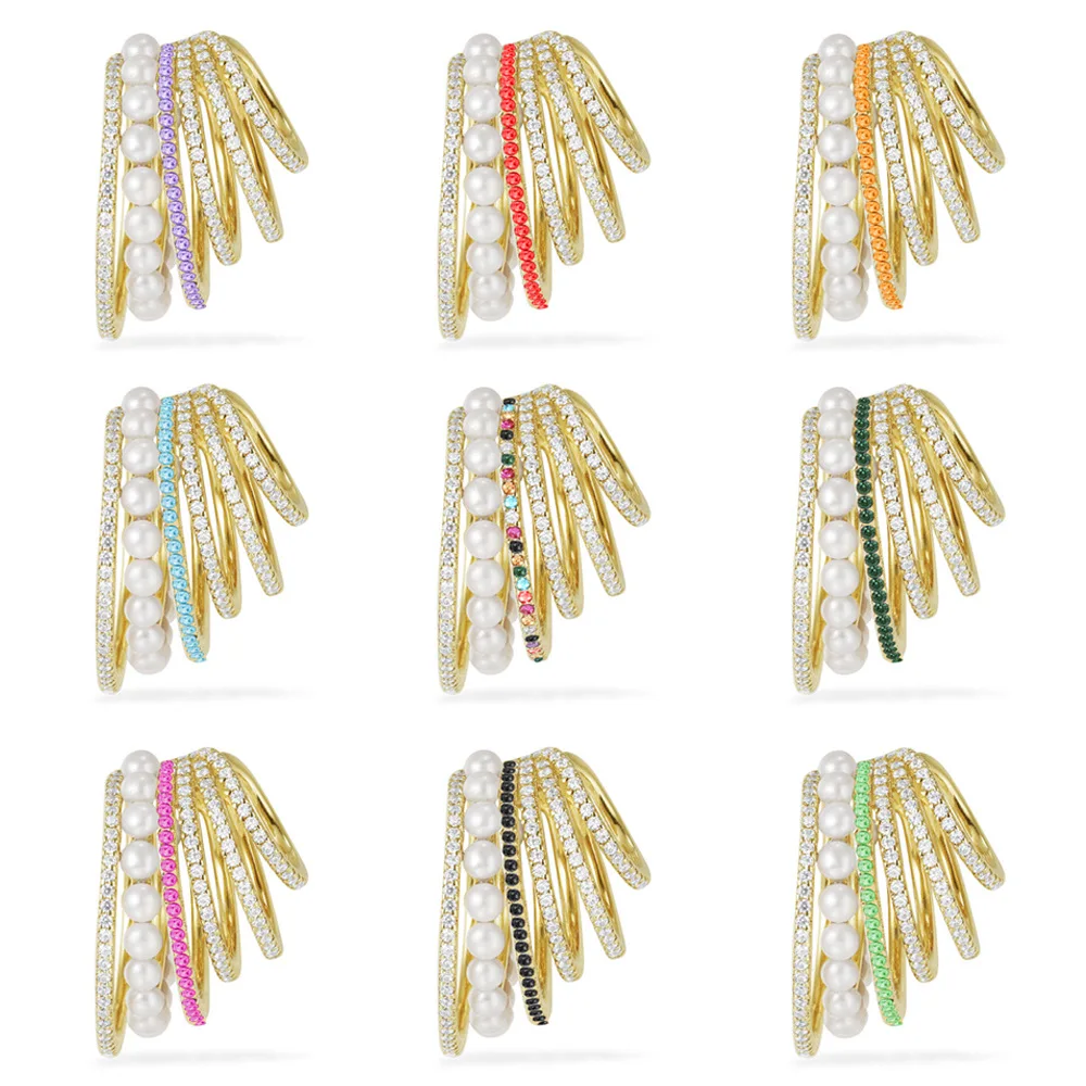 Lost Lady Layers Crystal Earcuffs Multi Color Rhinestone Cuff Earrings for Women C Shaped Zircon Clip Earrings Wholesale Jewelry
Lost Lady Layers Crystal Earcuffs Multi Color Rhinestone Cuff Earrings for Women C Shaped Zircon Clip Earrings Wholesale Jewelry