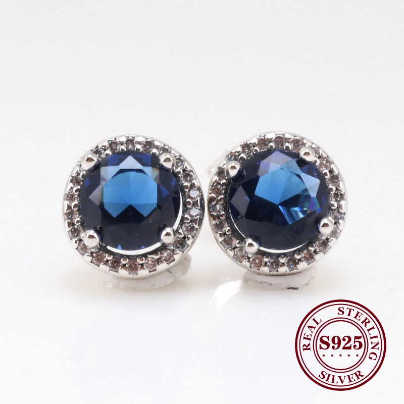 DoDoFly Original 925 Sterling Silver Earrings Transparent Shine Blue Shine Crown Round Earring For Women Gift Jewelry
DoDoFly Original 925 Sterling Silver Earrings Transparent Shine Blue Shine Crown Round Earring For Women Gift Jewelry