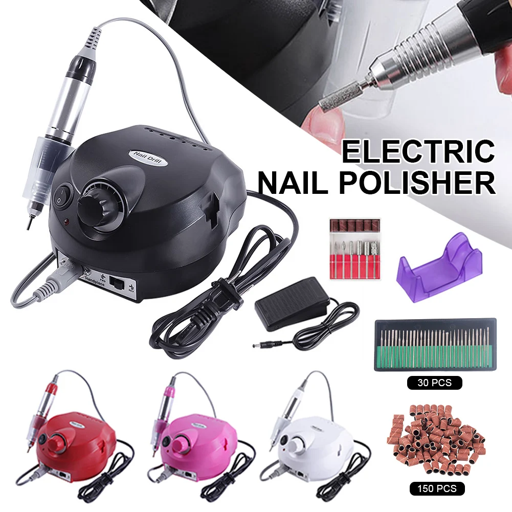 Nail Drill Machine Kit Professional Nail Polishing Grinding Cuticle Removal Nail File Kit Electric Manicure Pedicure Machine
Nail Drill Machine Kit Professional Nail Polishing Grinding Cuticle Removal Nail File Kit Electric Manicure Pedicure Machine