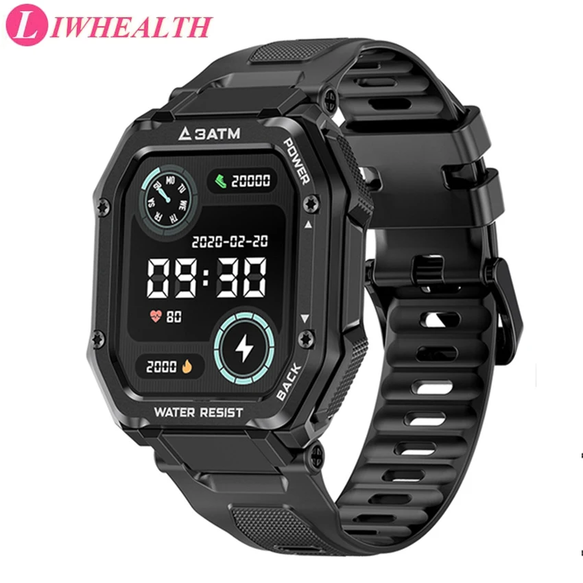 Swim Proof Smart Watch 350mAh Men Women Heart Rate Monitor Sports Smartwatch Blood Oxygen 3ATM Water for Apple/Xiaomi
Swim Proof Smart Watch 350mAh Men Women Heart Rate Monitor Sports Smartwatch Blood Oxygen 3ATM Water for Apple/Xiaomi