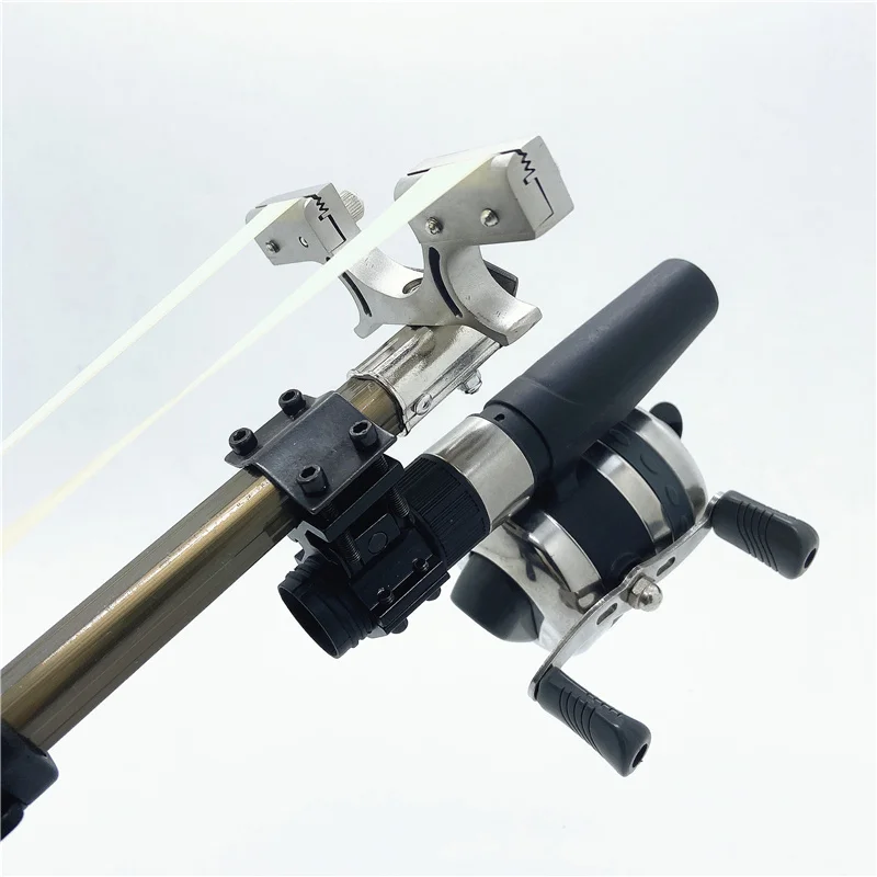 Fishing Laser Slingshot Telescopic Stainless Steel Head High Power Catapult with Rubber Band for Outdoor Hunting Shooting Tool
Fishing Laser Slingshot Telescopic Stainless Steel Head High Power Catapult with Rubber Band for Outdoor Hunting Shooting Tool