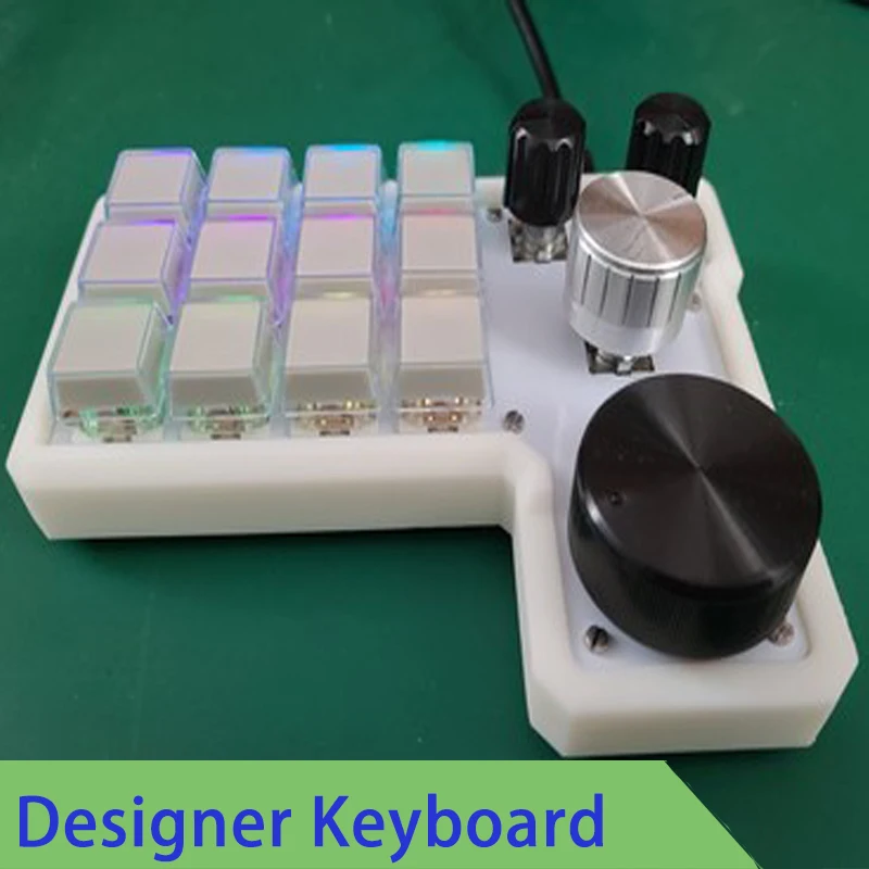 CXT four-knob mechanical keyboard PAD small keyboard customized designer keyboard
CXT four-knob mechanical keyboard PAD small keyboard customized designer keyboard