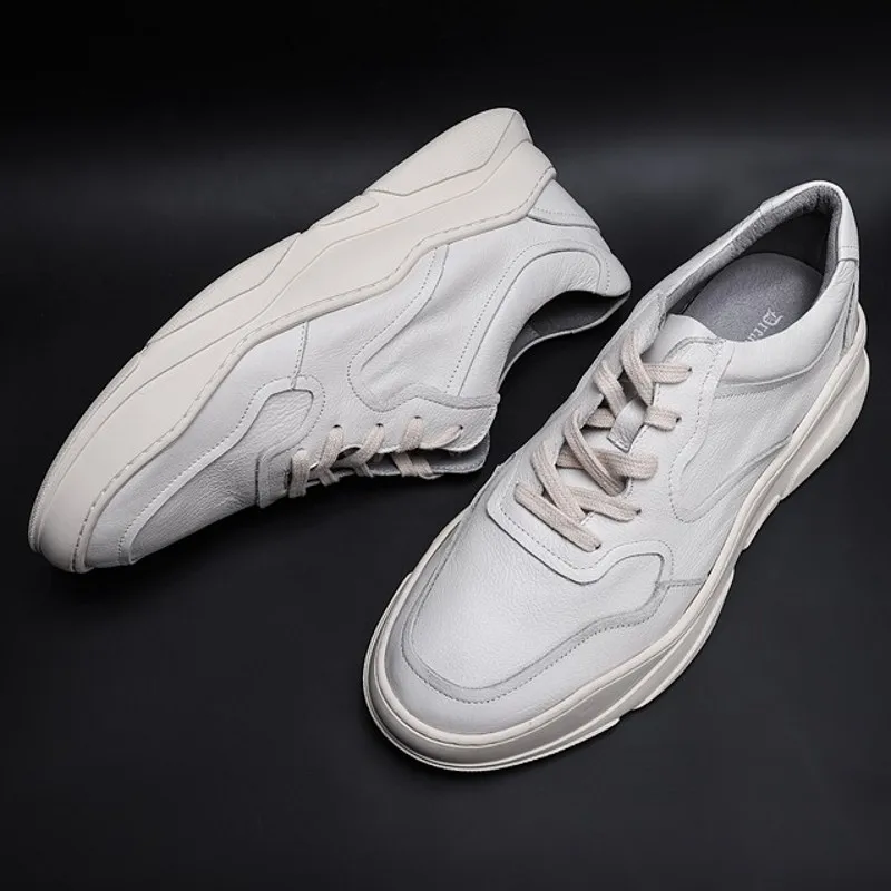 Sneakers Mens Retro Genuine Leather Lace Up Spring Autumn Round Toe Thick Up Male Casual Shoes Zapatillas Hombre Deportiva
Sneakers Mens Retro Genuine Leather Lace Up Spring Autumn Round Toe Thick Up Male Casual Shoes Zapatillas Hombre Deportiva