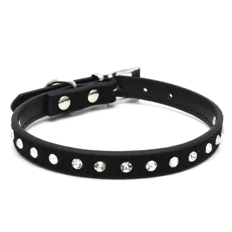 Hot Sale Super Shining Diamond Rhinestone Cat Collar Puppy Baby Dog Cat Collar Leather Strap Kitten
Hot Sale Super Shining Diamond Rhinestone Cat Collar Puppy Baby Dog Cat Collar Leather Strap Kitten
