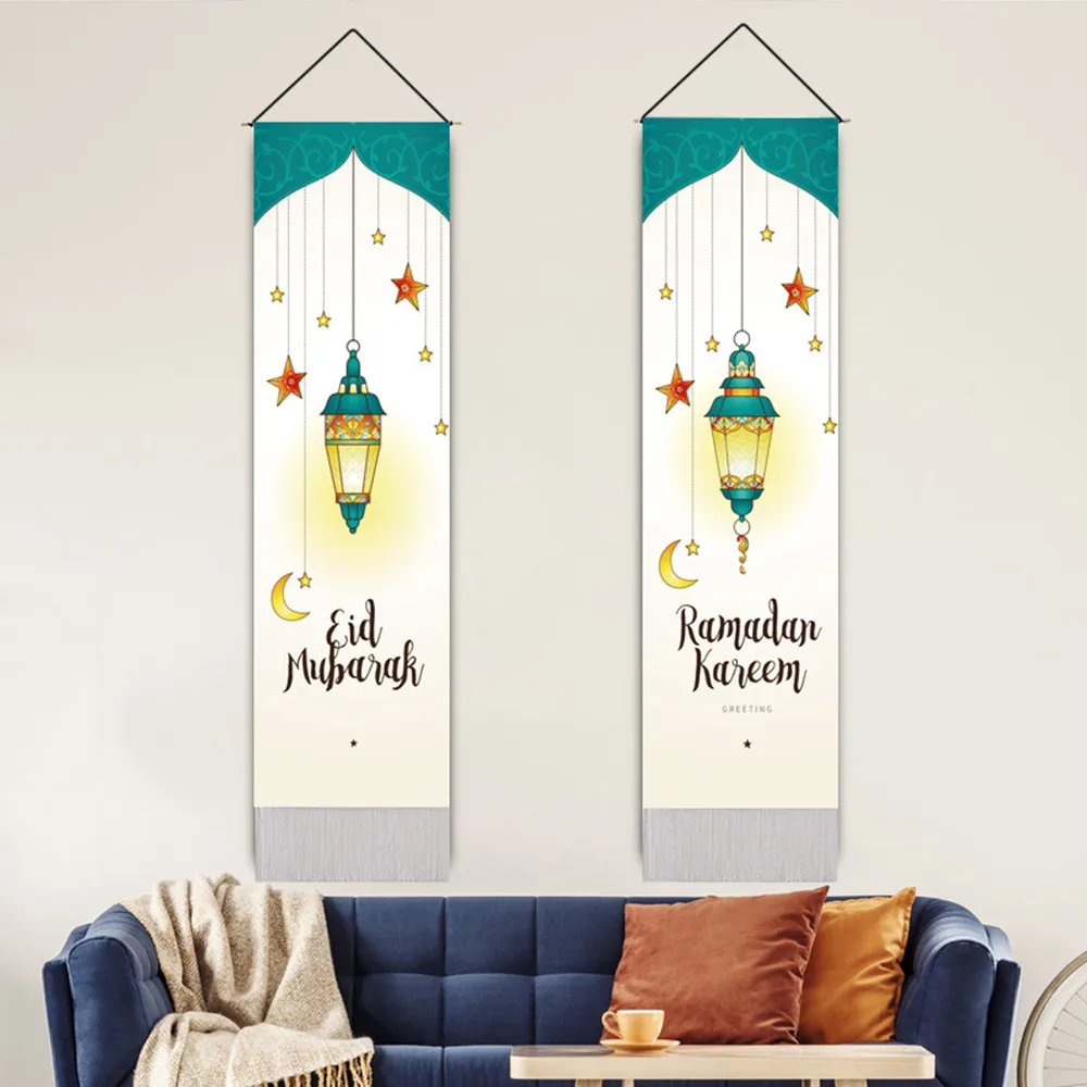 32x130cm Ramadan Wall Tapestry Canvas EID Mubarak Ramadan Kareem Pendant for Home Decoration Islam Muslim Party Eid Al Adh Gifts
32x130cm Ramadan Wall Tapestry Canvas EID Mubarak Ramadan Kareem Pendant for Home Decoration Islam Muslim Party Eid Al Adh Gifts