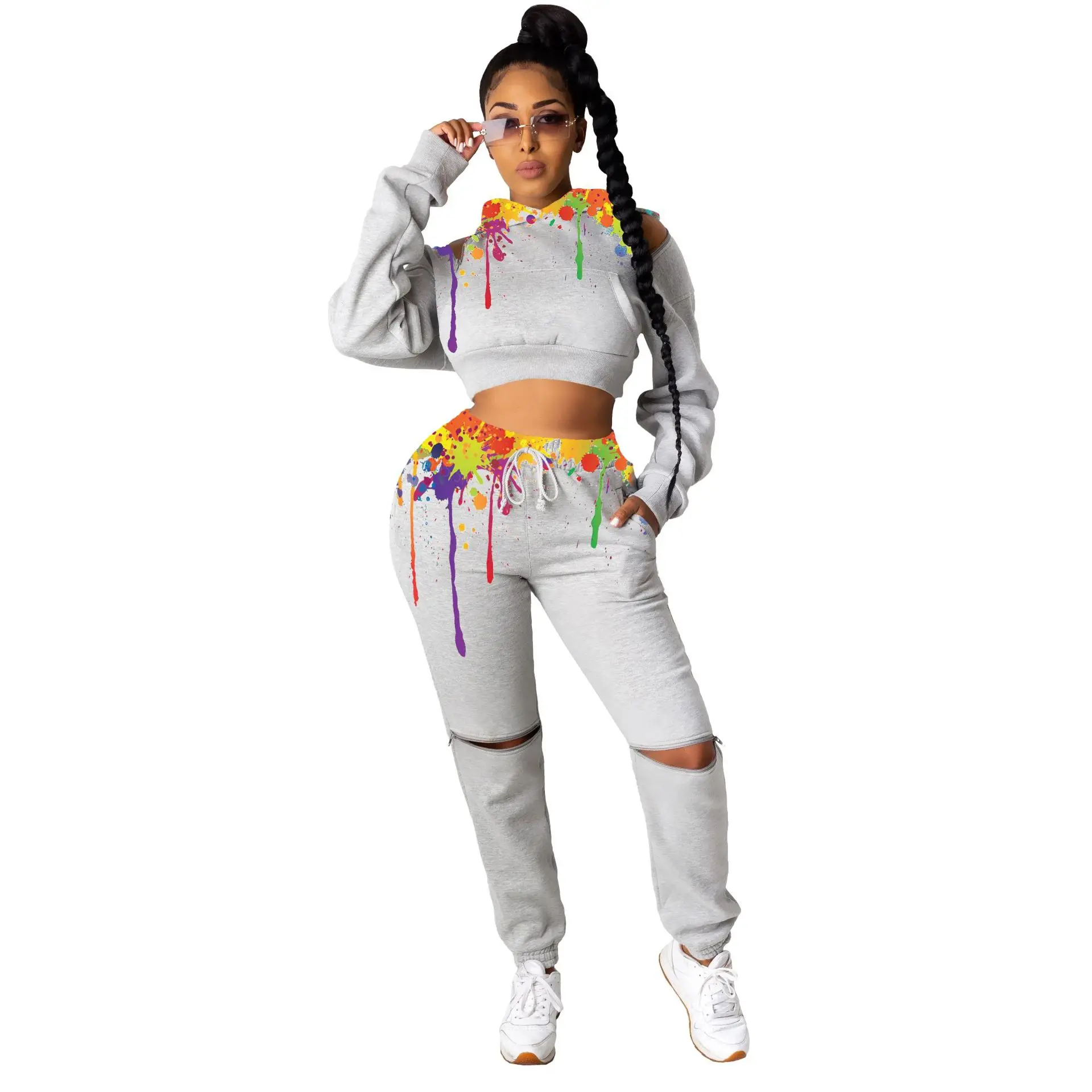 Комплект из 2 предметов женская зимняя одежда для женщин Повседневный пуловер с капюшоном на молнии комплект из двух предметов женский кост...
Комплект из 2 предметов женская зимняя одежда для женщин Повседневный пуловер с капюшоном на молнии комплект из двух предметов женский кост...