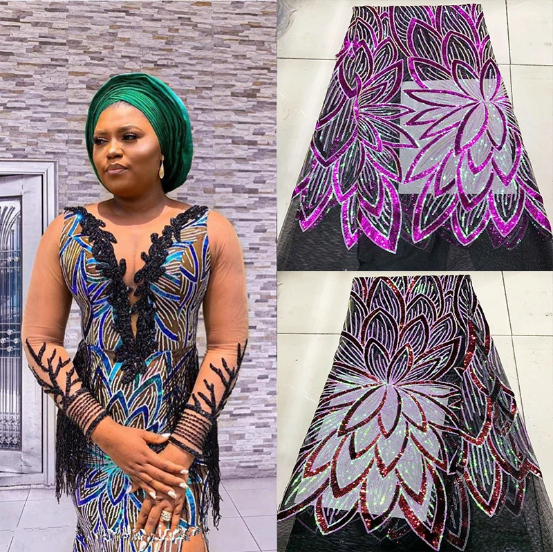 High Quality African Lace Fabric Net 2019 French Lace Fabric Tulle With Sequins Nigerian Lace Fabric For Wedding Dress ZP1113
High Quality African Lace Fabric Net 2019 French Lace Fabric Tulle With Sequins Nigerian Lace Fabric For Wedding Dress ZP1113