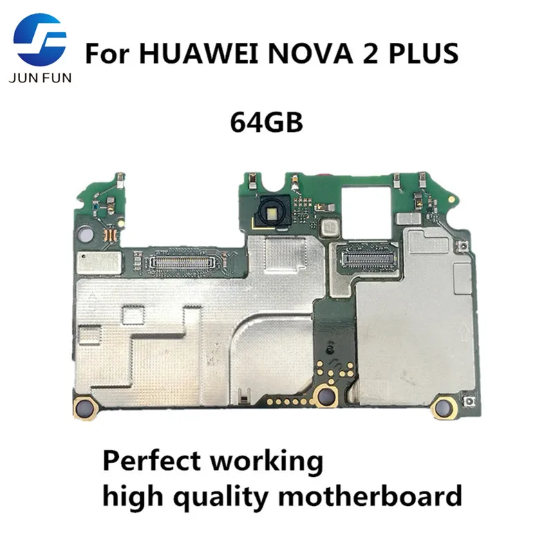 Разблокированная материнская плата JUN FUN Для Huawei NOVA 2 PLUS 64 ГБ Android OS логическая с