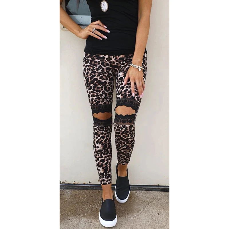Women Sexy Leopard Lace Hole High Waist Pencil Pants Streetwear Lady Slim Fit Hollow Stretch Long Trousers 2021 Fashion SJ5821X
Women Sexy Leopard Lace Hole High Waist Pencil Pants Streetwear Lady Slim Fit Hollow Stretch Long Trousers 2021 Fashion SJ5821X