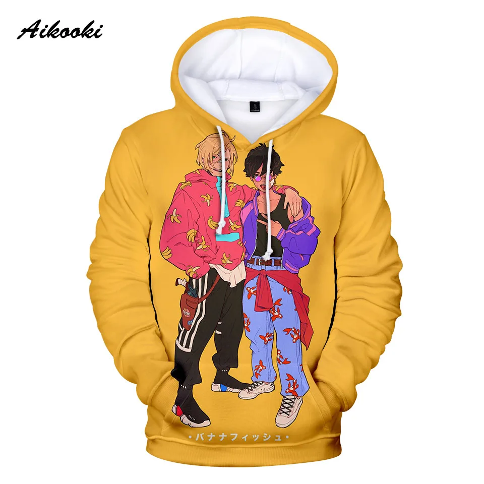 Popular Print Banana Fish Hoodies Anime Men Women Casual Sweatshirt Oversized Harajuku Hoodie Fashion Clothes Pullover 3D Tops
Popular Print Banana Fish Hoodies Anime Men Women Casual Sweatshirt Oversized Harajuku Hoodie Fashion Clothes Pullover 3D Tops