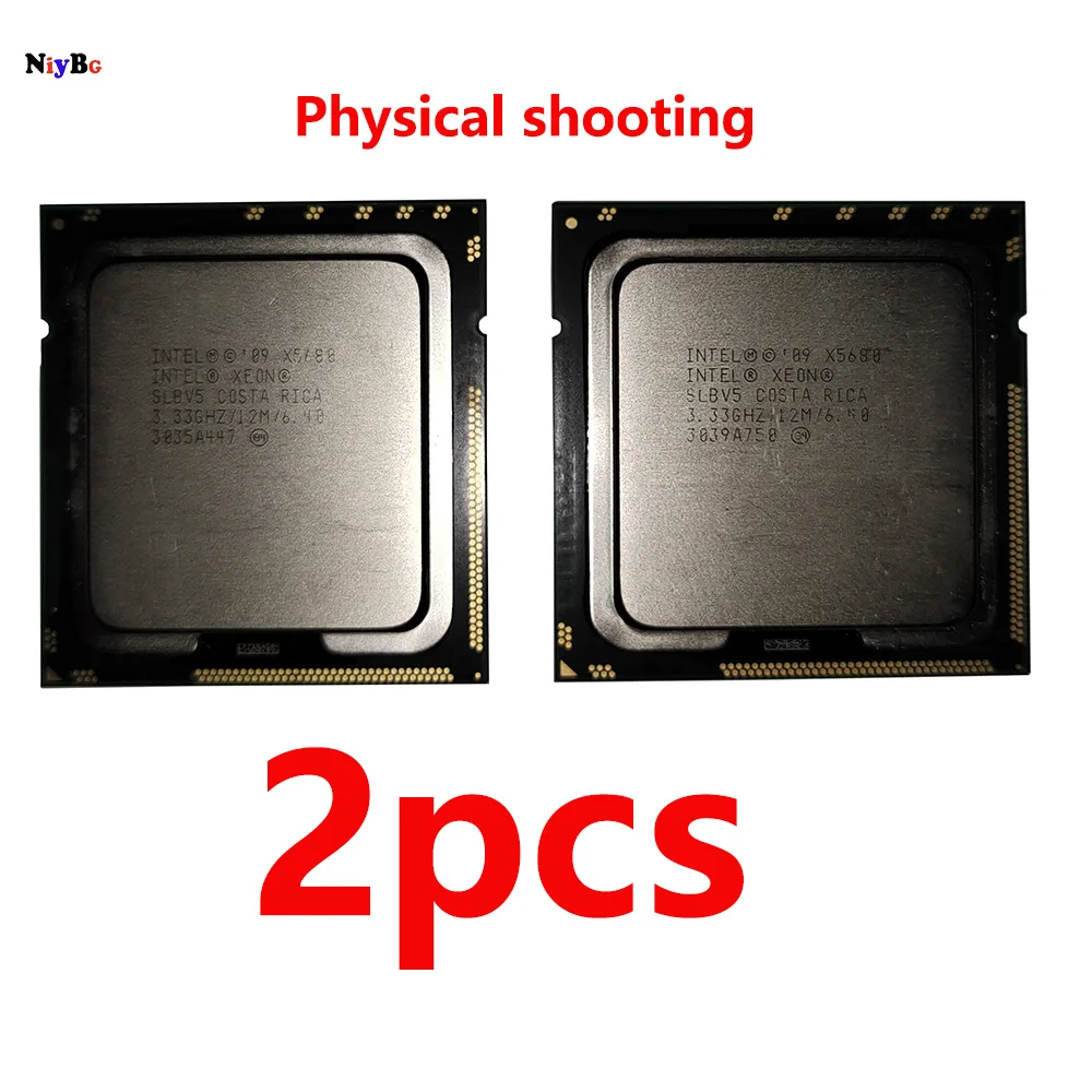 2 x Intel Xeon X5680 процессор 3 33 ГГц LGA1366 12 МБ L3 кэш шестиядерный сервера