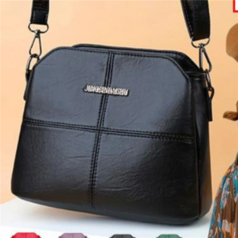 New Ladies Shoulder Bag Casual All-Match Large Capacity Messenger Bag Solid Color Pu Leather Messenger Bag For Female 2021
New Ladies Shoulder Bag Casual All-Match Large Capacity Messenger Bag Solid Color Pu Leather Messenger Bag For Female 2021