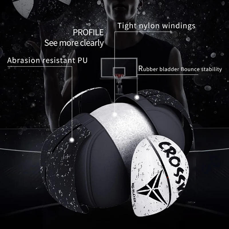 CROSSWAY Basketball Official Size 7 Training Equipment Basket Ball High Quality PU Materia Free with Net Bag Needle Inflator
CROSSWAY Basketball Official Size 7 Training Equipment Basket Ball High Quality PU Materia Free with Net Bag Needle Inflator