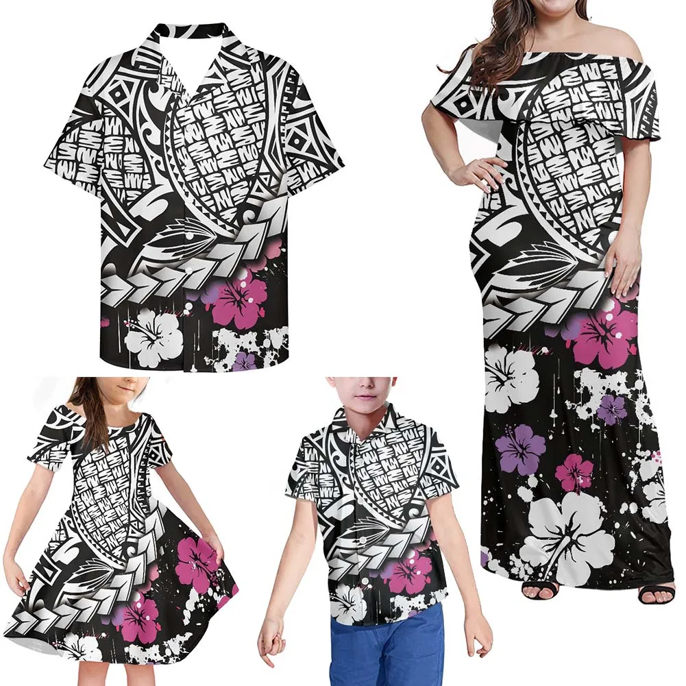 Hycool Polynesian Tribal Hawaii Floral Print Mother Daughter Matching Clothes Adults Kids Children Party Dresses New Arrivals
Hycool Polynesian Tribal Hawaii Floral Print Mother Daughter Matching Clothes Adults Kids Children Party Dresses New Arrivals