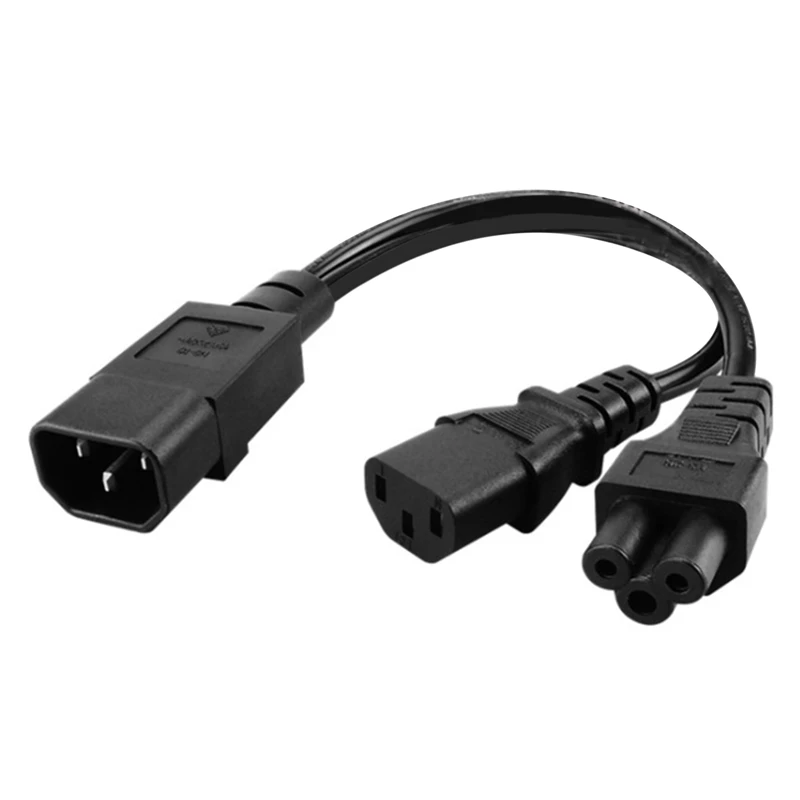 Power Output C14 to C13 + C5 AC Distributor, the Power Cord Is Divided Into Two Pairs of Female Connectors
Power Output C14 to C13 + C5 AC Distributor, the Power Cord Is Divided Into Two Pairs of Female Connectors