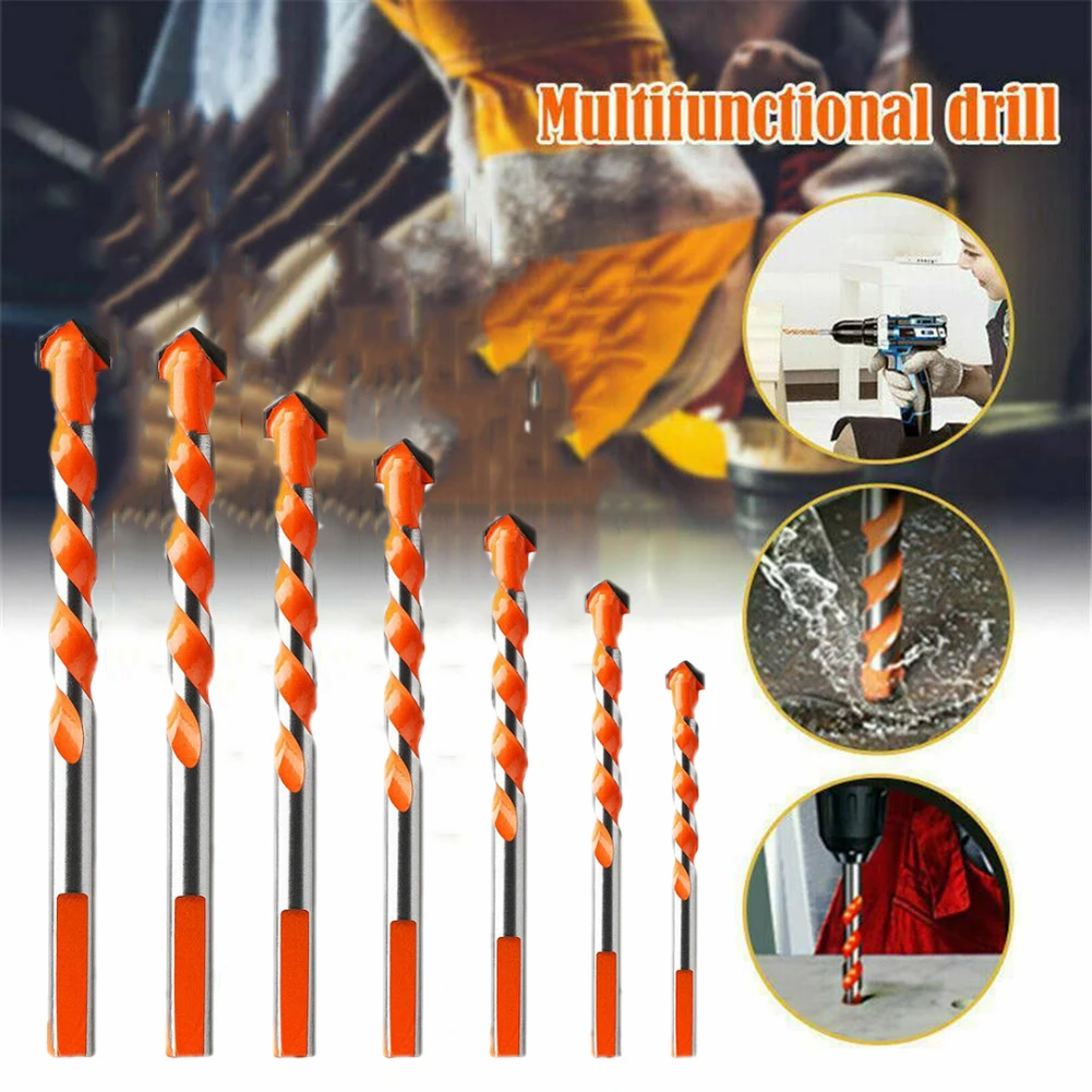 7pcs Multifunctional Alloy Tile Drill Bit Ceramic Glass Punching Hole Working For Drywall Brick Tiles Wood 3/4/5/6/8/10/12mm
7pcs Multifunctional Alloy Tile Drill Bit Ceramic Glass Punching Hole Working For Drywall Brick Tiles Wood 3/4/5/6/8/10/12mm