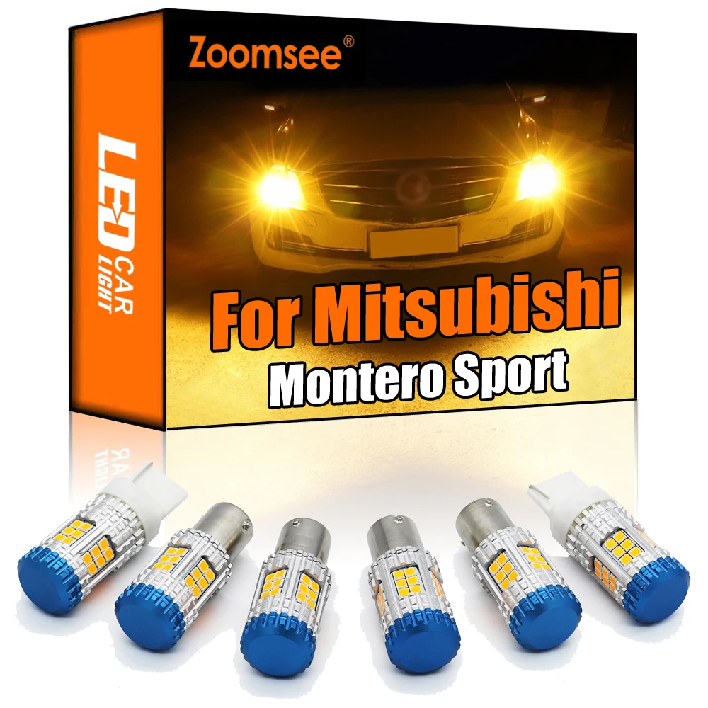 

Zoomsee Canbus для Mitsubishi Montero Sport 1997-2004 нет гипер ошибки вспышки авто светодиодный Передний Задний сигнал поворота световой индикатор лампа