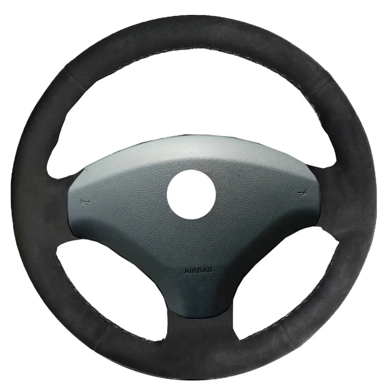 Car Styling Auto Black Alcantara Material Leather Hand-Stitched Car Steering Wheel Cover for Old Peugeot 408 Peugeot 308
Car Styling Auto Black Alcantara Material Leather Hand-Stitched Car Steering Wheel Cover for Old Peugeot 408 Peugeot 308