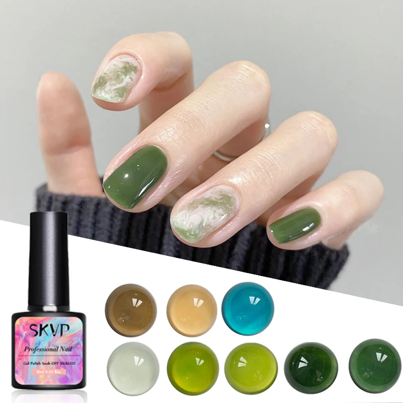 SKVP Clear Green Nail Polish Gel 3Pcs/Set Nails Semi-Permanent Varnish For Nail Art Summer Nail Polish Varnishes UV Gel
SKVP Clear Green Nail Polish Gel 3Pcs/Set Nails Semi-Permanent Varnish For Nail Art Summer Nail Polish Varnishes UV Gel