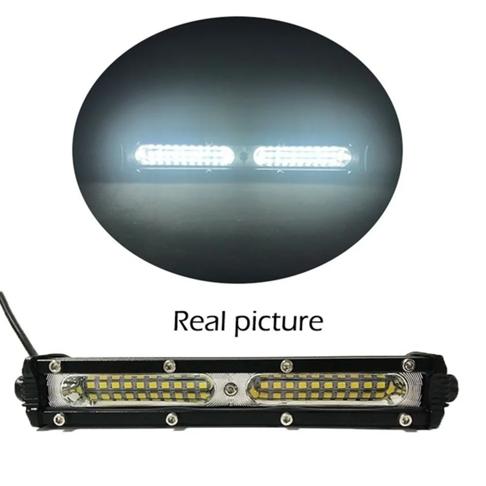 Universal 7/13/19in Car Single Row Strip Light Waterproof Led Long Life 60 120 180 W Lights Automobile Exterior Accessories
Universal 7/13/19in Car Single Row Strip Light Waterproof Led Long Life 60 120 180 W Lights Automobile Exterior Accessories