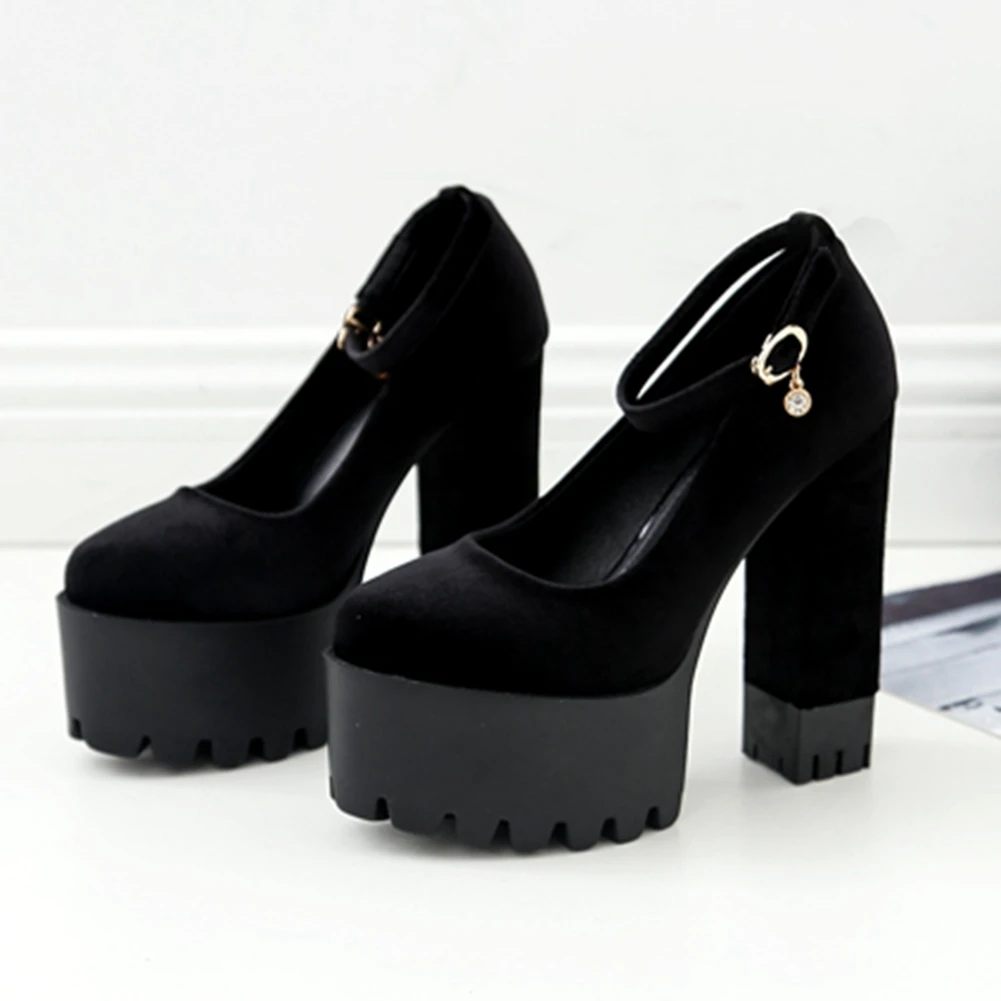 Женские босоножки на квадратном каблуке Dora Tasia черные вечерние туфли-лодочки с