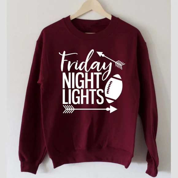 Friday Night Lights Sweatshirt Football Mom graphic women fashion funny slogan pure cotton party hipster pullovers gift cute top
Friday Night Lights Sweatshirt Football Mom graphic women fashion funny slogan pure cotton party hipster pullovers gift cute top