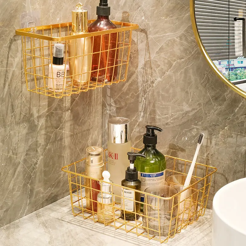 Nordic Storage Basket Organizer Bathroom Kitchen Gold Metal Desktop Sundries Cosmetic Storage Tray Office
Nordic Storage Basket Organizer Bathroom Kitchen Gold Metal Desktop Sundries Cosmetic Storage Tray Office