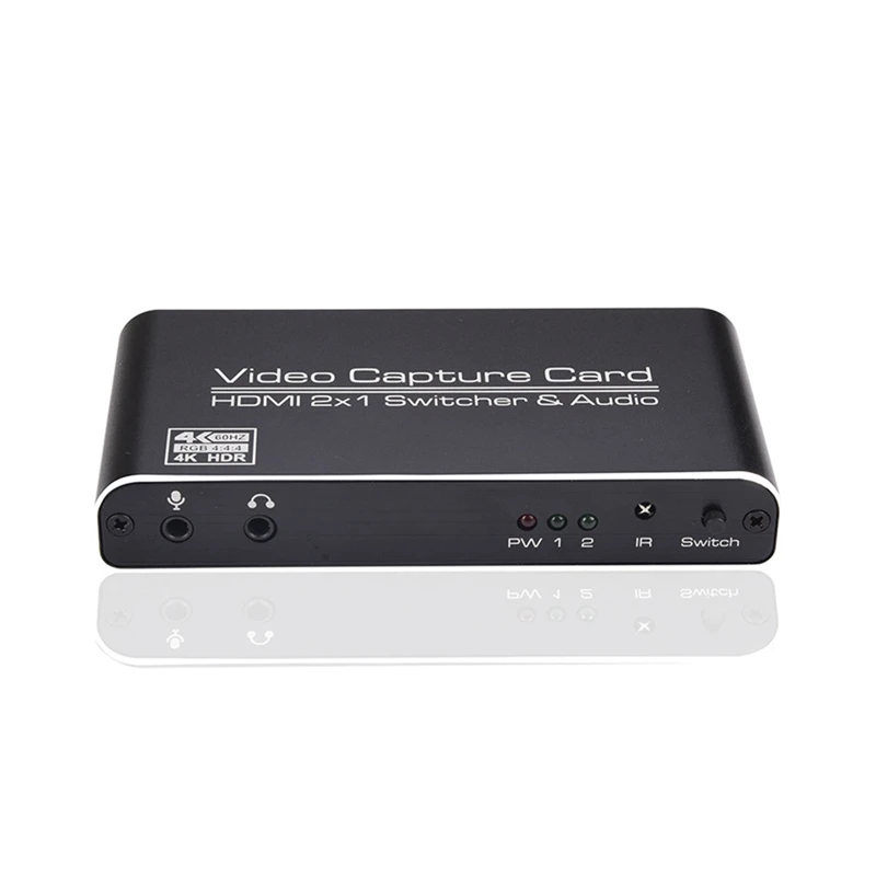 HD 1080P 4K HDMI Карта видеозахвата, совместимому с HDMI 2X1 цикличная Запись видео игры Захват записи потоковая трансляция в прямом эфире локальной п...
HD 1080P 4K HDMI Карта видеозахвата, совместимому с HDMI 2X1 цикличная Запись видео игры Захват записи потоковая трансляция в прямом эфире локальной п...