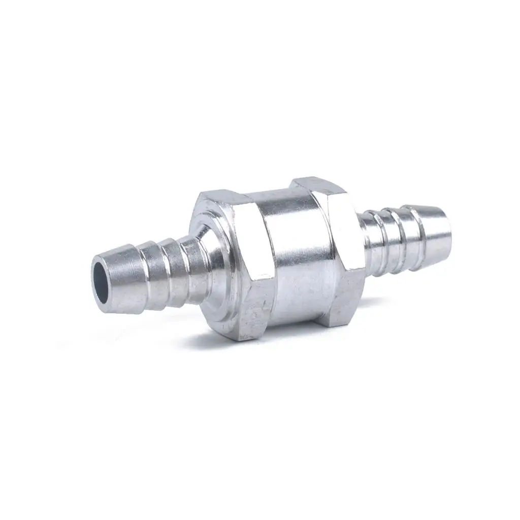 Aluminum 8mm 5/16 Water Petrol Diesel Oil One Way CheckValve Fuel Non-Return 
Aluminum 8mm 5/16 Water Petrol Diesel Oil One Way CheckValve Fuel Non-Return