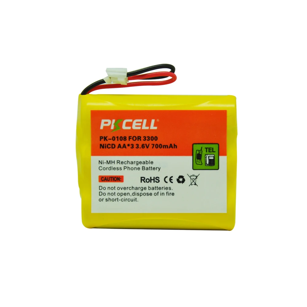 1Pcs Ni-Cd Battery Pack NiCd AA 700mAh 3.6V Cordless Phone Battery For AT&T/Lucent 3300 3301 6100 Vtech 80-5071-00-00
1Pcs Ni-Cd Battery Pack NiCd AA 700mAh 3.6V Cordless Phone Battery For AT&T/Lucent 3300 3301 6100 Vtech 80-5071-00-00