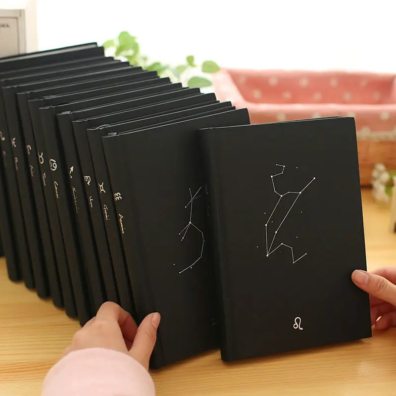 Трендовая записная книжка с 12 созвездиями 32 k креативная книга 2019 2020 канцелярские