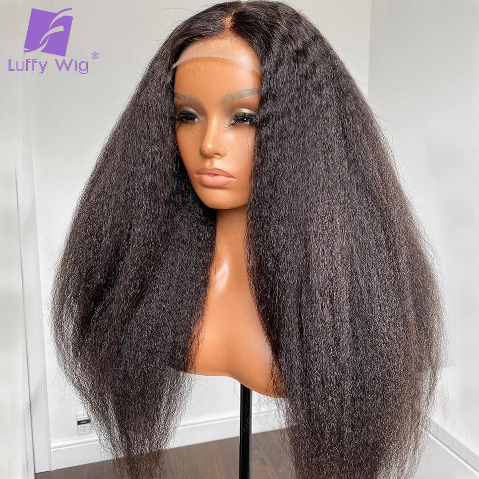 13x6 Kinky Straight Human Hair Wig Brazilian Remy Hd Transparent Lace Front Wig Pre Plucked Glueless For Black Women Luffy
13x6 Kinky Straight Human Hair Wig Brazilian Remy Hd Transparent Lace Front Wig Pre Plucked Glueless For Black Women Luffy