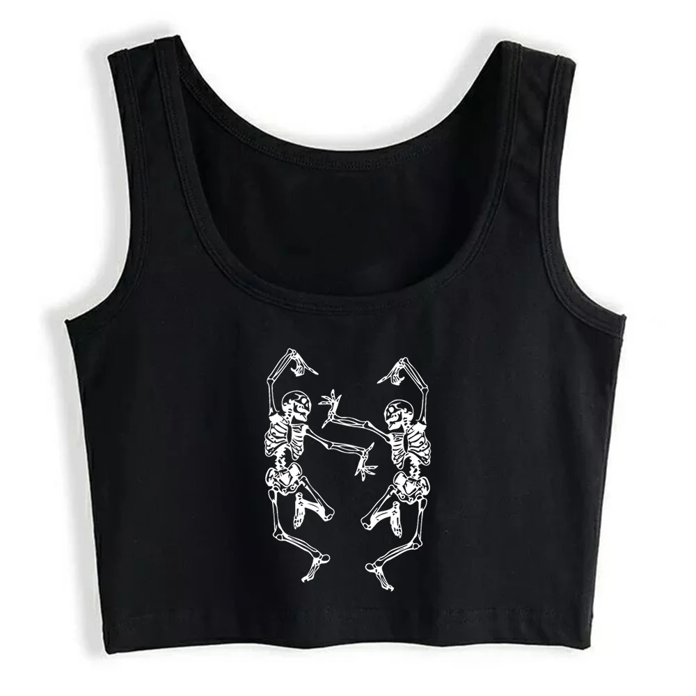 Crop Top Women Dancing Skeletons Funny Harajuku Emo Aesthetic Grunge Tank Top Female Clothes
Crop Top Women Dancing Skeletons Funny Harajuku Emo Aesthetic Grunge Tank Top Female Clothes