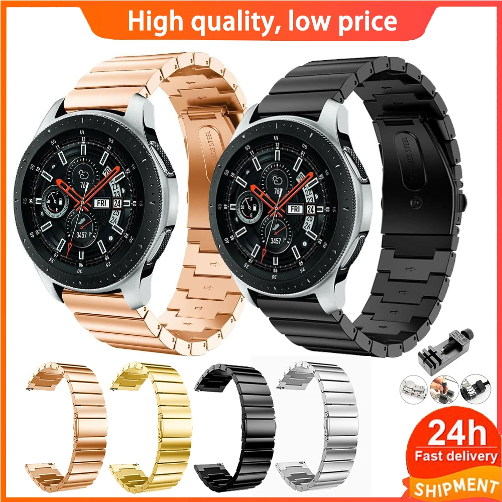 20mm 22mm Watch Band for Samsung Galaxy 46mm 42mm Gear S3 Classic Watch Strap Stainless Steel Replacement for Amazfit Huawei
20mm 22mm Watch Band for Samsung Galaxy 46mm 42mm Gear S3 Classic Watch Strap Stainless Steel Replacement for Amazfit Huawei