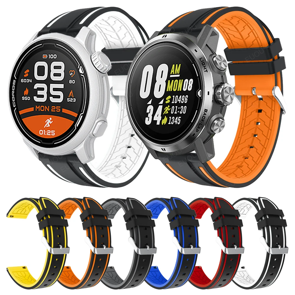 Strap For COROS APEX Pro 46mm 41mm Watch Silicone Band Smart watch watchband Bracelet Rubber Easyfit wristband Accessories belt
Strap For COROS APEX Pro 46mm 41mm Watch Silicone Band Smart watch watchband Bracelet Rubber Easyfit wristband Accessories belt