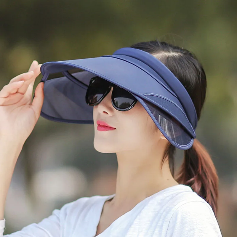 Visor 2018 New Retractable Visor Female Summer Sun Empty Top Hat Riding UV Sun Hat Woman Beach Sun visor Hat
Visor 2018 New Retractable Visor Female Summer Sun Empty Top Hat Riding UV Sun Hat Woman Beach Sun visor Hat