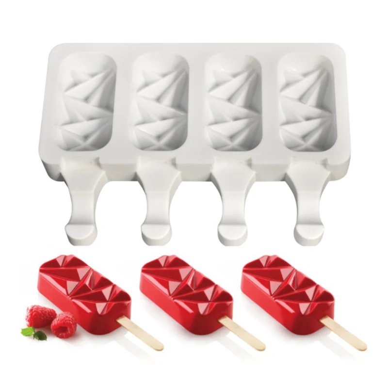 Geometric Shaped Cakesicle Mould Silicone Cake Dessert Baking Mold Kitchen DIY Making Tools
Geometric Shaped Cakesicle Mould Silicone Cake Dessert Baking Mold Kitchen DIY Making Tools