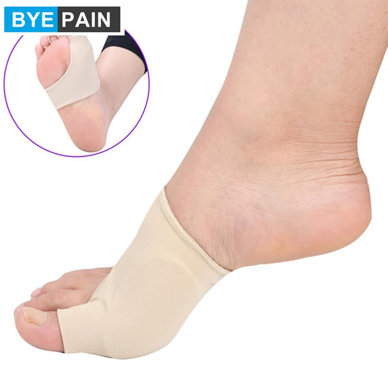 1 пара BYEPAIN Hallux Valgus Bunion корректор и рельефный рукав с гелевые антимозольные