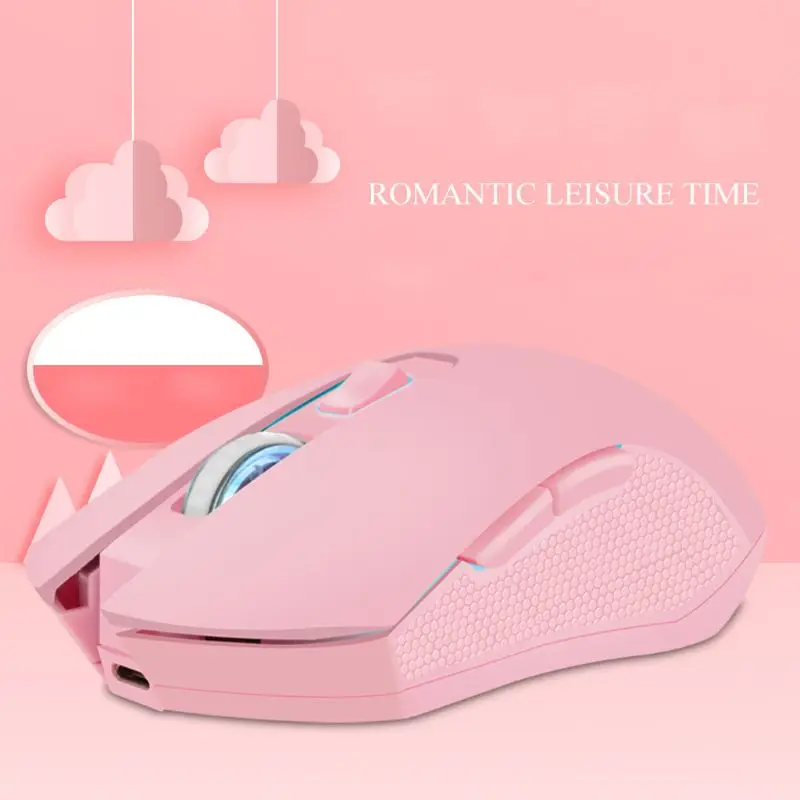 Rechargeable Pink Silent LED Optical Game Mice 1600DPI 2.4G USB Wireless Mouse for PC Laptop Desktop Computer
Rechargeable Pink Silent LED Optical Game Mice 1600DPI 2.4G USB Wireless Mouse for PC Laptop Desktop Computer