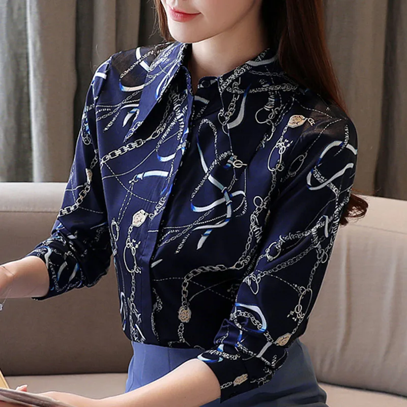 Fashion Woman Blouses 2021 Long Sleeve Print Chiffon Blouse Shirt Tops Women Clothes Turn Down Collar Blouse Women Blusas C978
Fashion Woman Blouses 2021 Long Sleeve Print Chiffon Blouse Shirt Tops Women Clothes Turn Down Collar Blouse Women Blusas C978