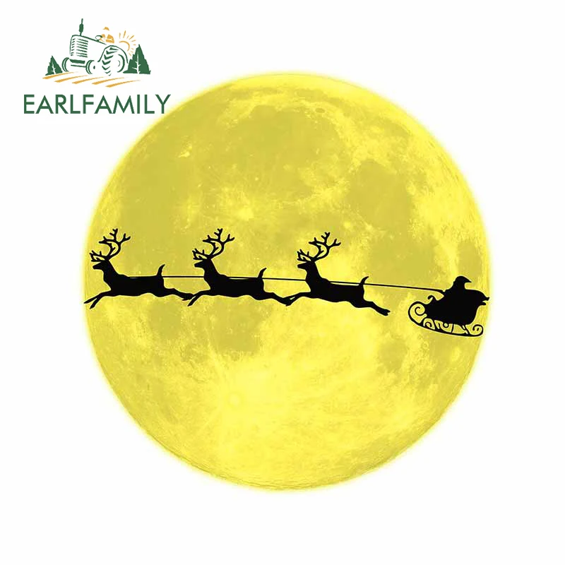 EARLFAMILY 13 см x 12,8 см для Санта силуэт против Луны, забавные наклейки для автомобиля Аксессуары автомобиля наклейки Водонепроницаемый защита о...
EARLFAMILY 13 см x 12,8 см для Санта силуэт против Луны, забавные наклейки для автомобиля Аксессуары автомобиля наклейки Водонепроницаемый защита о...