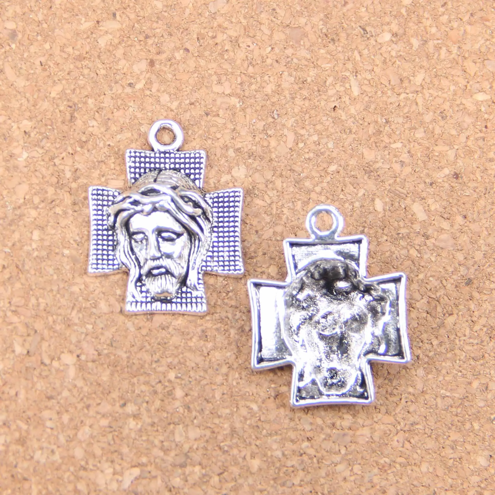 45pcs Charms cross jesus 28x22mm Antique Pendants,Vintage Tibetan Silver Jewelry,DIY for bracelet necklace
45pcs Charms cross jesus 28x22mm Antique Pendants,Vintage Tibetan Silver Jewelry,DIY for bracelet necklace