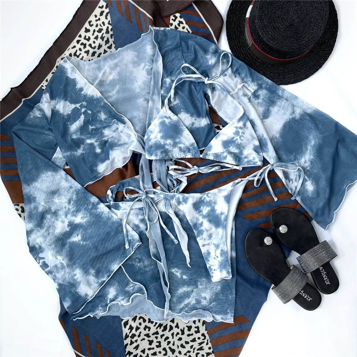 2021 New Arrival Sexy Four Piece Women Print Bikini Swimsuit Swimwear Bandeau Bra Bikini tie-dye
2021 New Arrival Sexy Four Piece Women Print Bikini Swimsuit Swimwear Bandeau Bra Bikini tie-dye